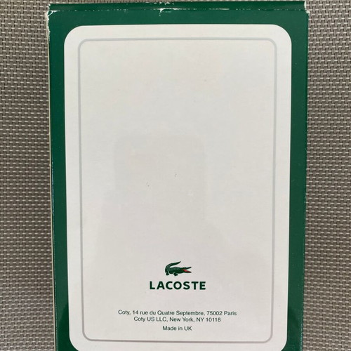 Lacoste Original Eau de Toilette 100ml like new, vintage discontinued
