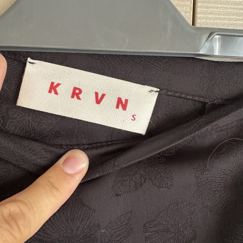 Maxi skirt Karavan black with slit, like new