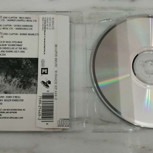 Eric Clapton Bad Love CD single