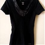  μπλουζάκι Reebok size small μαύρο χρώμα μεταχειρισμένο
