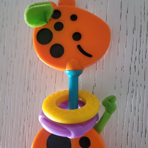 Fisher Price giraffe teething and chewing toy like new
