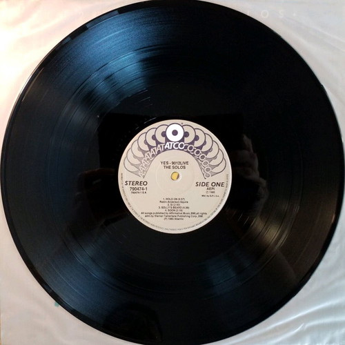Yes 9012Live The Solos vinyl used, rock