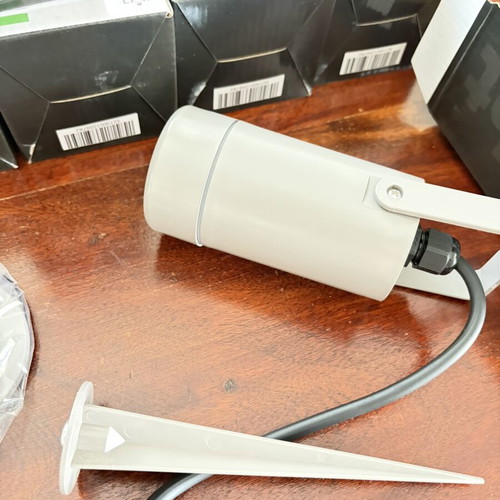 AppTheLights Garden Spot Light 1x7W GU10 Grey with 6 Phillips Bulbs