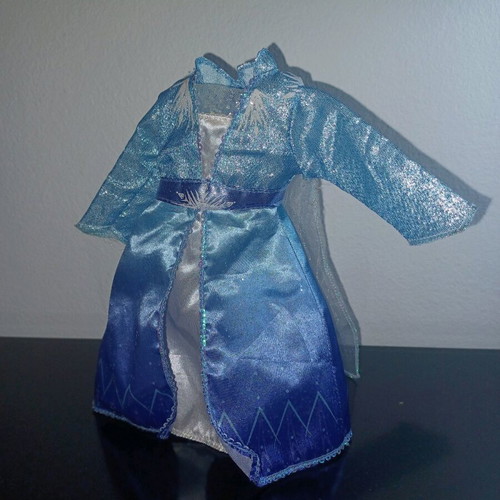 Elsa doll dress used from Frozen 2 movie with damage