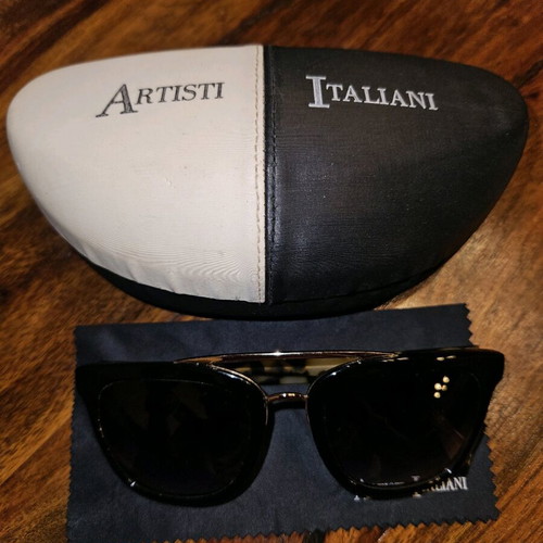 Artisti Italiani women's sunglasses like new, black and brown