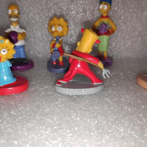 The Simpsons collectible figures set of 8, like new