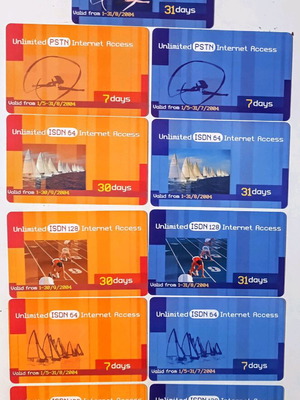 Internet cards 11 new from 2004 with sports
