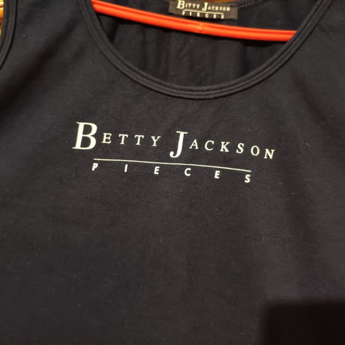 Betty Jackson Pieces sleeveless top, blue, size M