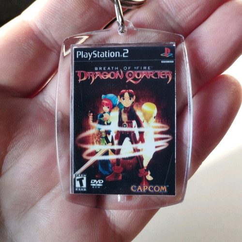 Breath of Fire Dragon Quarter PS2 keychain