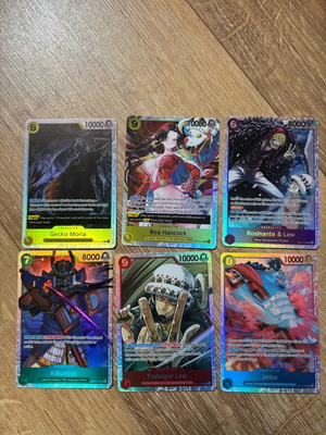 One Piece card The Azure Seas SR new, all together