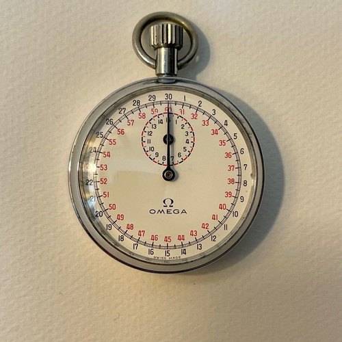 Omega Vintage Chronograph used, white