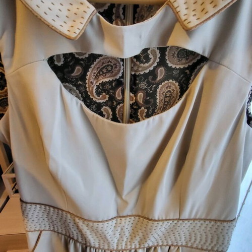 Nissa office dress beige like new, size L