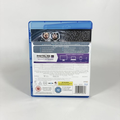 Passengers Blu-Ray like new with English subtitles