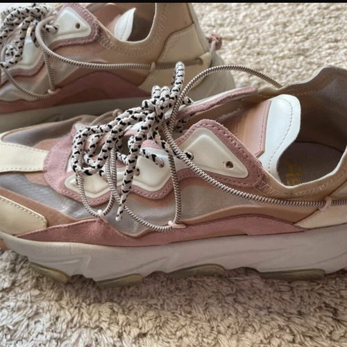 Ash sneakers size 40 like new, beige pink