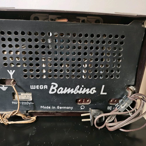 Wega Bamberg L radio used, German antique