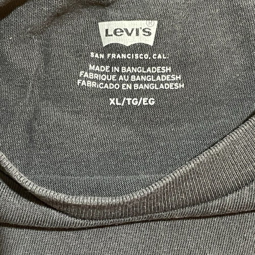 Levi's Vintage Graphic Batwing T-Shirt Grey Size XL Like New
