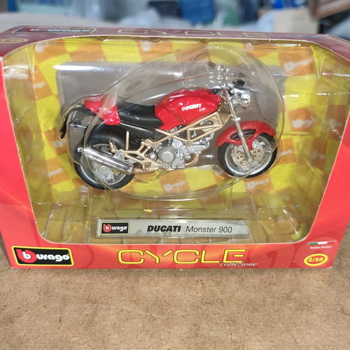 Bburago Ducati Monster 900 Motorcycle Miniature 1:18 New Sealed