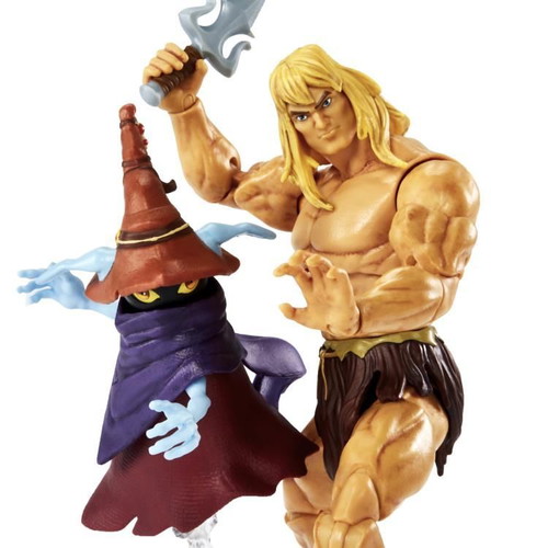 Mattel Masters of the Universe Revelation Savage He-Man & Orko action figure set new