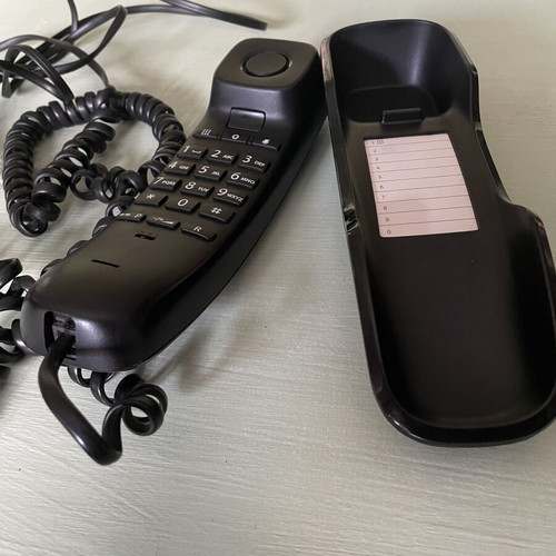 Gigaset DA210 corded phone used, black