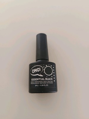 Ημιμόνιμο βερνίκι νυχιών OMG! Essential Black 8ml καινούργιο
