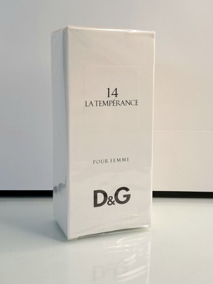 Dolce & Gabbana 14 La Tempérance Pour Femme EDT tester 100ml