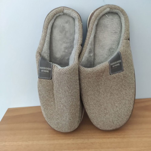 Fashion Shoes at Home women's beige brown slippers new, sizes 38-40