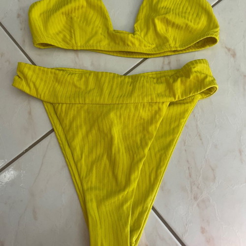 Nadia Rapti small swimwear like new, yellow, high waist
