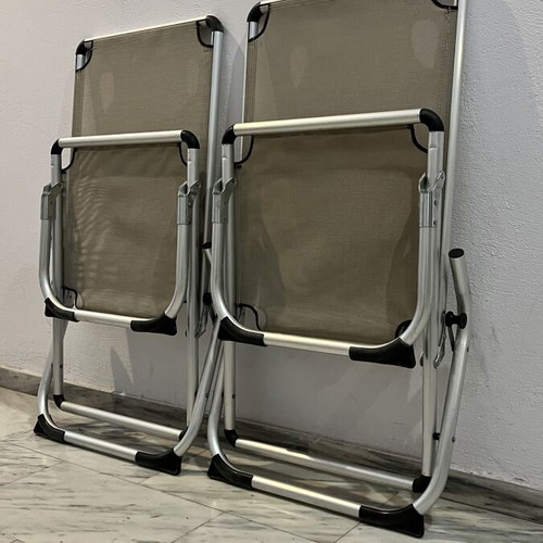 Bliumi 5523B high beach chair, grey