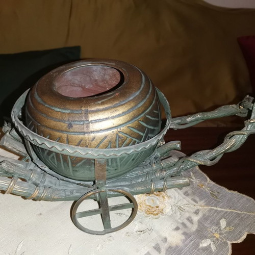 Various decorative items used 20-35 cm with patina