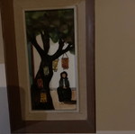Ceramic vintage picture frames used, set of 2 original pieces