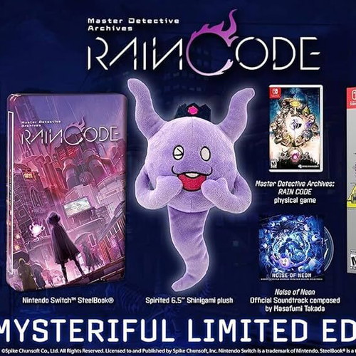 Master Detective Archives Rain Code Mysteriful Limited Edition Nintendo Switch new PAL