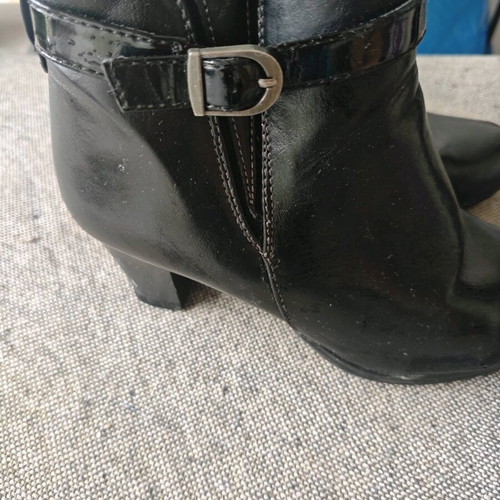 Bsoft ankle boots size 39 used, black with anti-slip sole