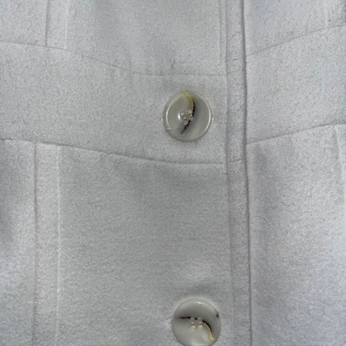 Bellino white coat like new, size L