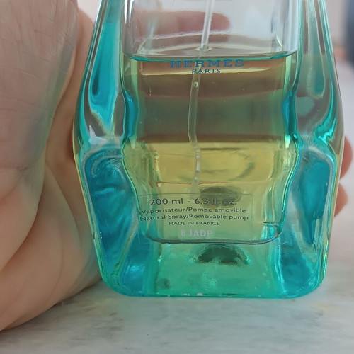 Hermes Un Jardin En Mediterranee 200ml perfume used