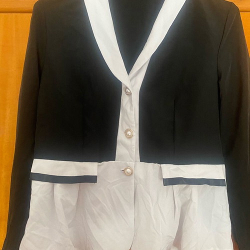 Black and white Shein shirt like new, size L