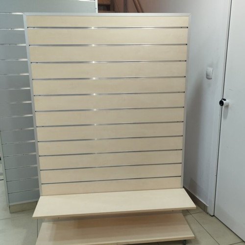 Gondola with wheels like new, 120x165 cm, aluminum guides, 2 shelves