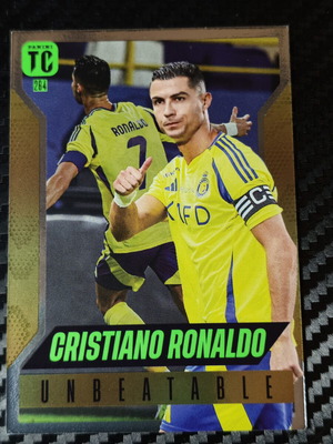 Panini Top Class 2024/25 Cristiano Ronaldo Unbeatable Gold Card #264 Al-Nassr FC