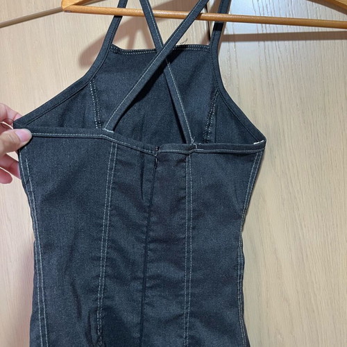 Dress short elastic black, like new, size XS