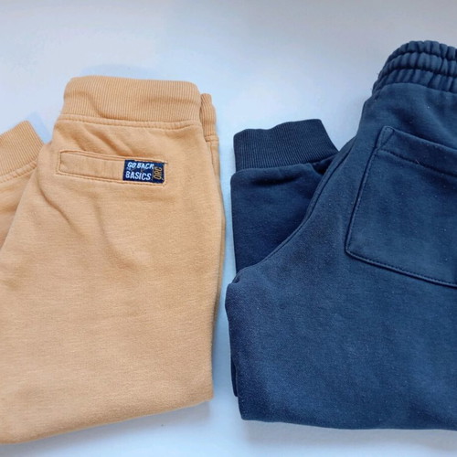 Orchestra sweatpants used, size 3, gray and orange