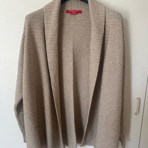 Marina Rinaldi Sport beige wool cardigan brand new, size L