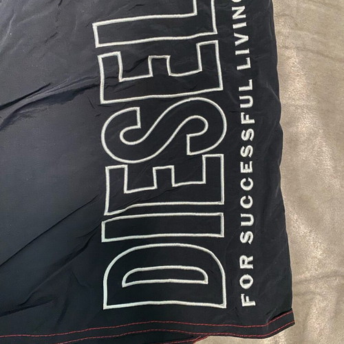 Diesel swim shorts authentic short size, new, black and red