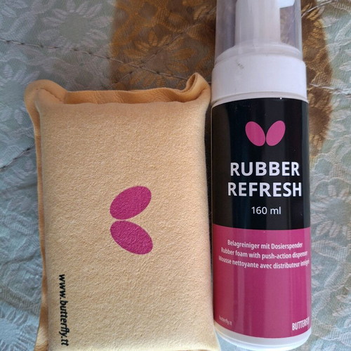 Table tennis racket cleaning set like new