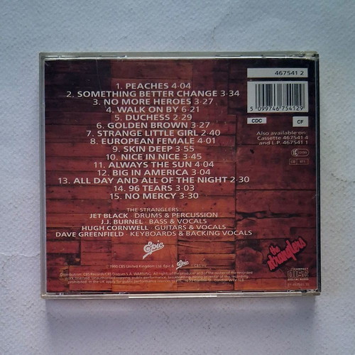 The Stranglers Greatest Hits 1977-1990 CD used, rock