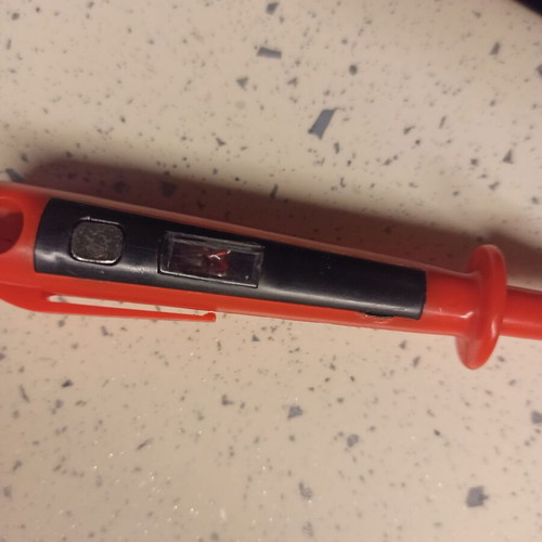 Voltage tester screwdriver with light like new
