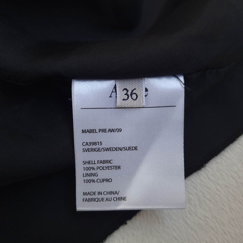Acne Studios dress size 36 / S black like new, lined