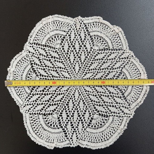 Cretan handmade doily, vintage