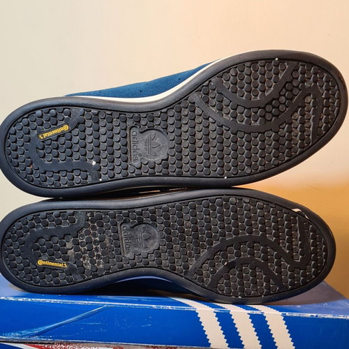 Adidas Stan Smith Winter boots used, blue suede, size 46