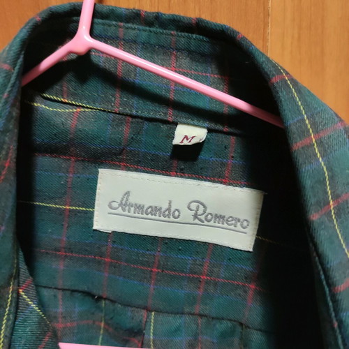 Men's dress shirts used, sizes M and L, multicolored
