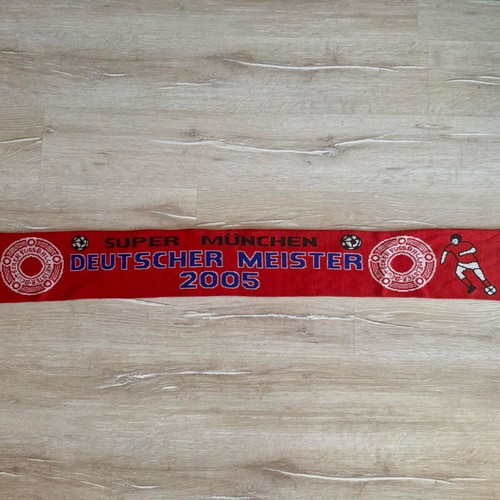Germany Team Munchen Football Scarf Deutsche Meister Fussball Knit 2005 like new