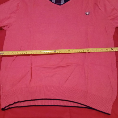 Bertolucci long-sleeve shirt like new, light orange, size 3XL